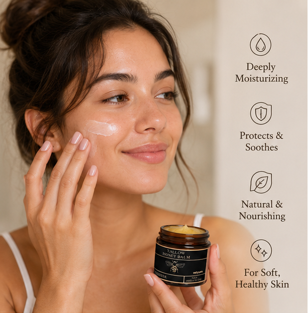 Lumina™ Beef Tallow Honey Lotion