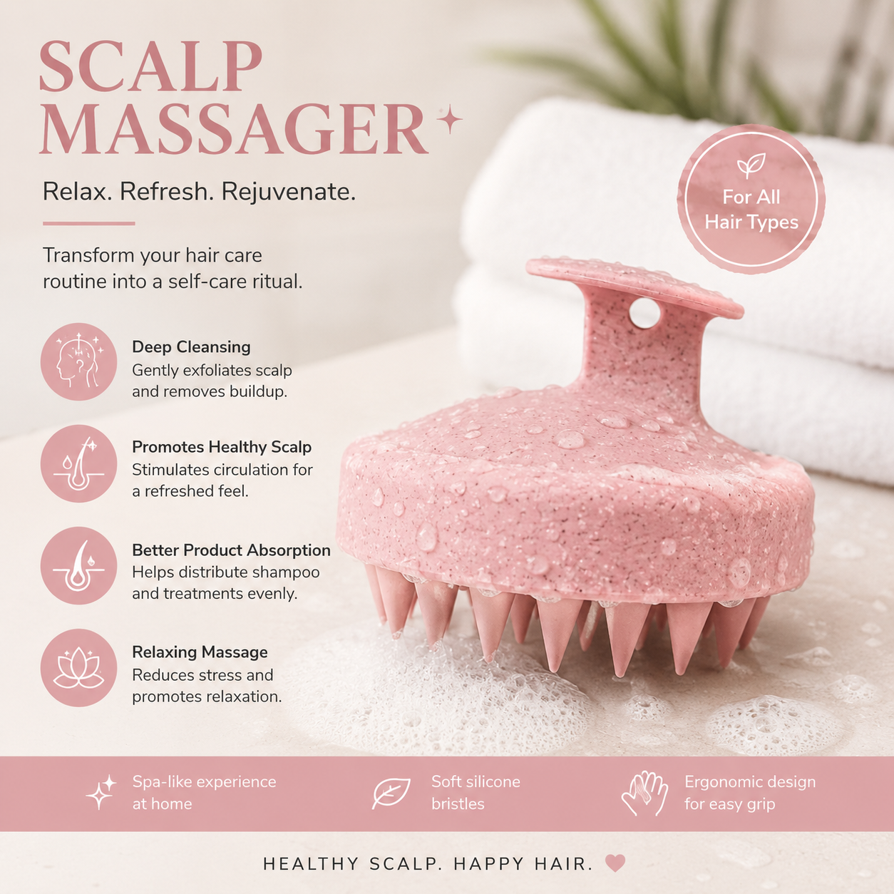 HealthyScalp™ Scalp Massager
